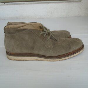Hugo Boss Orange Mens Suede Chukka Boots Size 10 Grey
